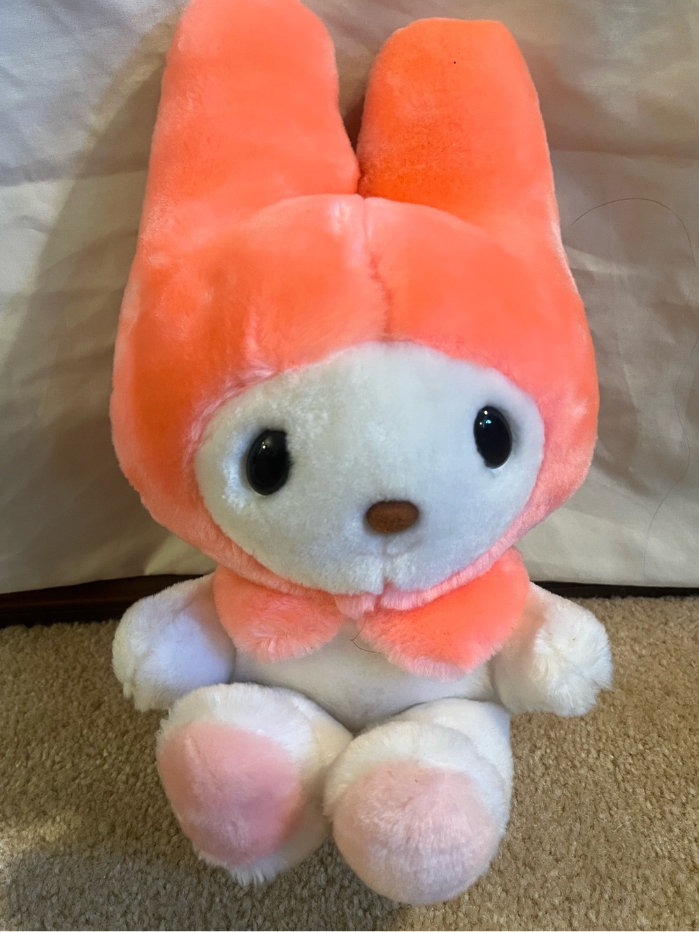 Very Rare Vintage My Melody 1976 Plush Toy Retro 14” Sanrio Made in Korea